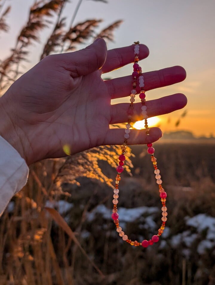Naszyjnik Sunset Rosé